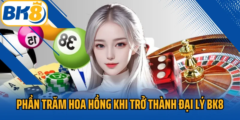 Phần trăm hoa hồng khi trở thành đại lý BK8